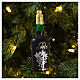 Portweinflasche, Weihnachtsbaumschmuck aus mundgeblasenem Glas s2