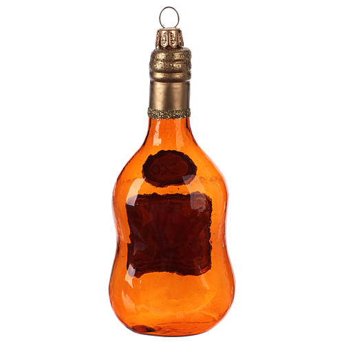 Flasche Rum mundgeblasenen Glas für Tannenbaum 4