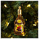 Rum bottle in blown glass for Christmas Tree s2