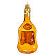 Rum bottle in blown glass for Christmas Tree s5