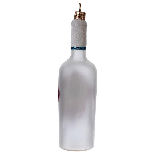 Flasche Grappa Bianca (Schnaps) mundgeblasenen Glas für Tannenbaum 3