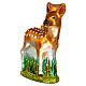 Deer in blown glass for Christmas Tree s3