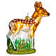 Deer in blown glass for Christmas Tree s4