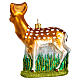 Deer in blown glass for Christmas Tree s5