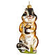 Squirrel in blown glass for Christmas Tree s1