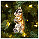 Écureuil en verre soufflé décoration Sapin Noël s2