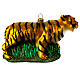 Tiger in blown glass for Christmas Tree s4