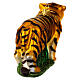 Tiger in blown glass for Christmas Tree s5