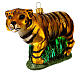 Tigre en verre soufflé décoration Sapin Noël s3