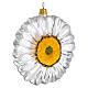 Daisy in blown glass for Christmas Tree s4