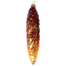 Pine cone in blown glass for Christmas Tree