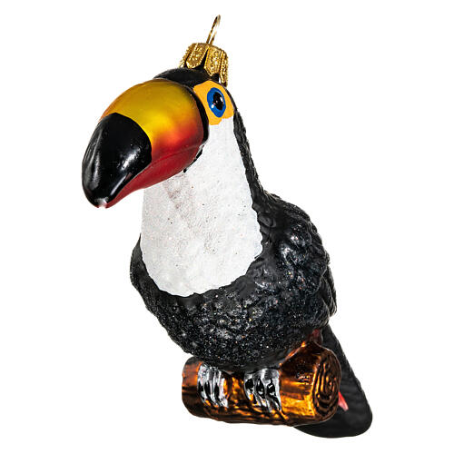 Toucan whale in blown glass for Christmas Tree 3