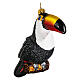 Tucan blown glass Christmas tree decoration s4