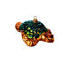 Sea turtle, blown glass Christmas ornament s4