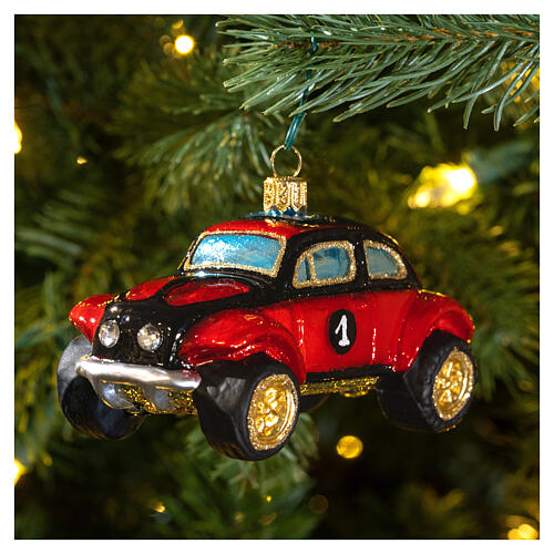 Buggy Sand Scorcher in blown glass for Christmas Tree 2