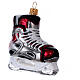 Hockey skates, blown glass Christmas ornament s4