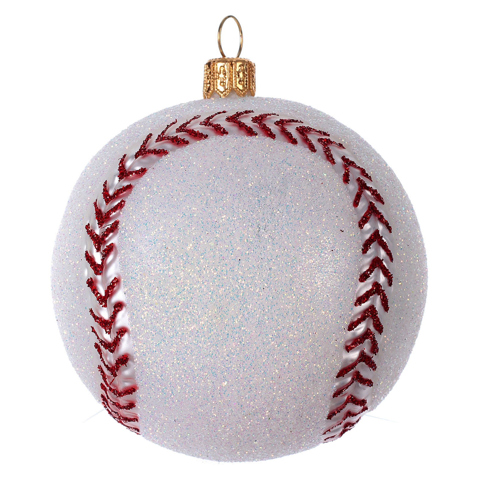 Baseball ball, blown glass Christmas ornament | online sales on HOLYART.com