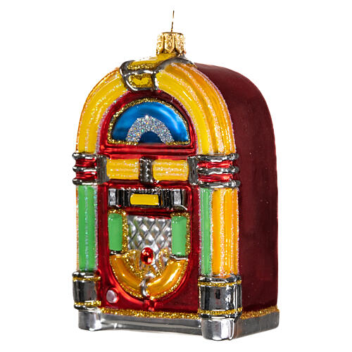Jukebox in blown glass for Christmas Tree 3