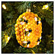 Honigwabenstruktur, Weihnachtsbaumschmuck aus mundgeblasenem Glas s2