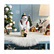 Oso polar en la moto Vespa decoración vidrio soplado Árbol Navidad s2