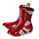 Blown glass Christmas ornament, boxing shoes s3