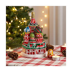 Basilius-Kathedrale in Moskau, Weihnachtsbaumschmuck aus mundgeblasenem Glas