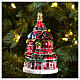 Basilius-Kathedrale in Moskau, Weihnachtsbaumschmuck aus mundgeblasenem Glas s4