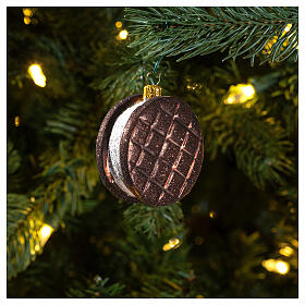 Gelato biscotto decorazione vetro soffiato Albero di Natale