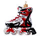 Patins em linha decoração vidro soprado Árvore Natal s4
