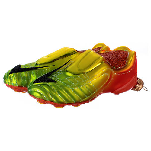 Ornamenti Di Natale In Vetro Soffiato 2024 – Set Da 2 Palline A Forma Di Rugby/Pallone Da Calcio, Decorazioni Artigianali Per Albero, Regalo Per Sportivi
