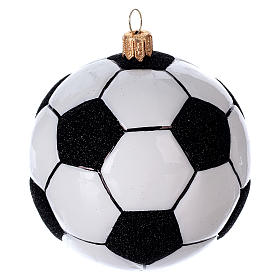Ballon de football verre soufflé Sapin de Noël