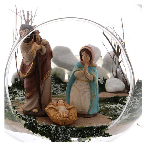 Mini-Weihnachtskrippe In Blechdose – 9,5x6 Cm, Mit Heiliger Familie & Schafen