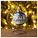 Boule de Noël avec paysage 80 mm s2