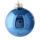 Boule de Noël avec paysage 80 mm s5