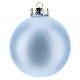 Bola para árvore de Natal azul com paisagem 80 mm s3
