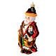 Blown glass Christmas ornament, Santa Claus in Germany s3