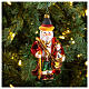 Pai Natal alemão enfeite árvore Natal vidro soprado s2