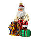 Blown glass Christmas ornament, Santa Claus in Egypt s2