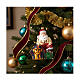 Blown glass Christmas ornament, Santa Claus in Egypt s2