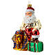 Santa Claus in Egypt Christmas blown glass ornament s2