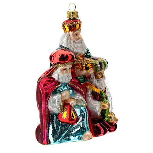 Décoration De Noël Vintage Pointe De Sapin En Verre Soufflé églomisé Argenté