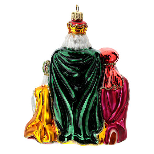 Décoration Sapin Noël Rois Mages Verre Soufflé Vente En