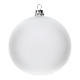Palla albero Natale vetro soffiato opaca paesaggio innevato 100 mm s4
