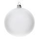 Bola para árvore de Natal vidro soprado opaco decoração paisagem nevada 100 mm s4