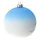 Bola árbol Navidad vidrio soplado azul motivo ciudad árabe 100 mm s4