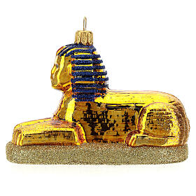 Christbaumschmuck aus mundgeblasenen Glas: Sphinx mundgeblasenen Glas für Tannenbaum