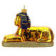 Blown glass Christmas ornament, The Sphinx s1