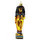 Cleopatra addobbo albero Natale vetro soffiato Egitto s1