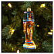 Blown glass Christmas ornament, Egyptian Cleopatra s2