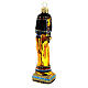 Blown glass Christmas ornament, Egyptian Cleopatra s4